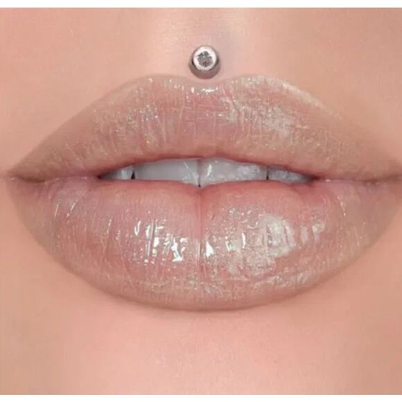 Jeffree Star The Gloss Paid in Full Gold Sheer Shimmer Glitter Lip Gloss NIB - Picture 2 of 5